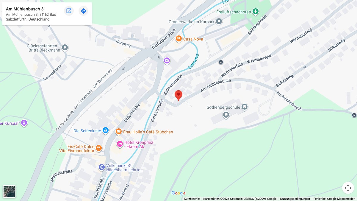 Kartenausschnitt: Standort von Gartenbau Hein in Bad Salzdetfurth